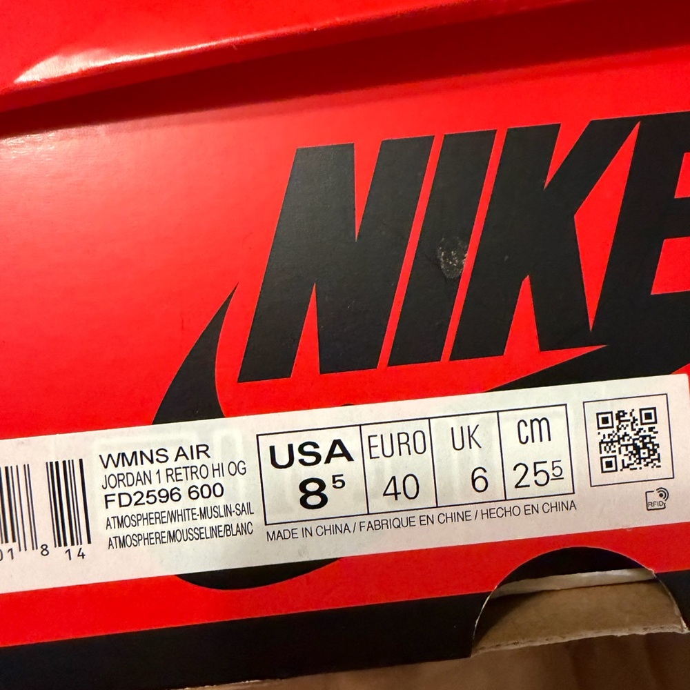Jordan Retro 1 HI OG Washed Pink - Picture 5 of 8